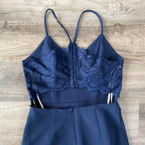 NWT Lovers + Friends Navy Helena Gown - Size 2 - Picture 5 of 8